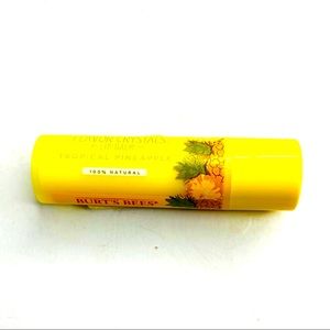 Burt’s Bees Pineapple Crystal Lip Balm Tropical Makeup Sealed New